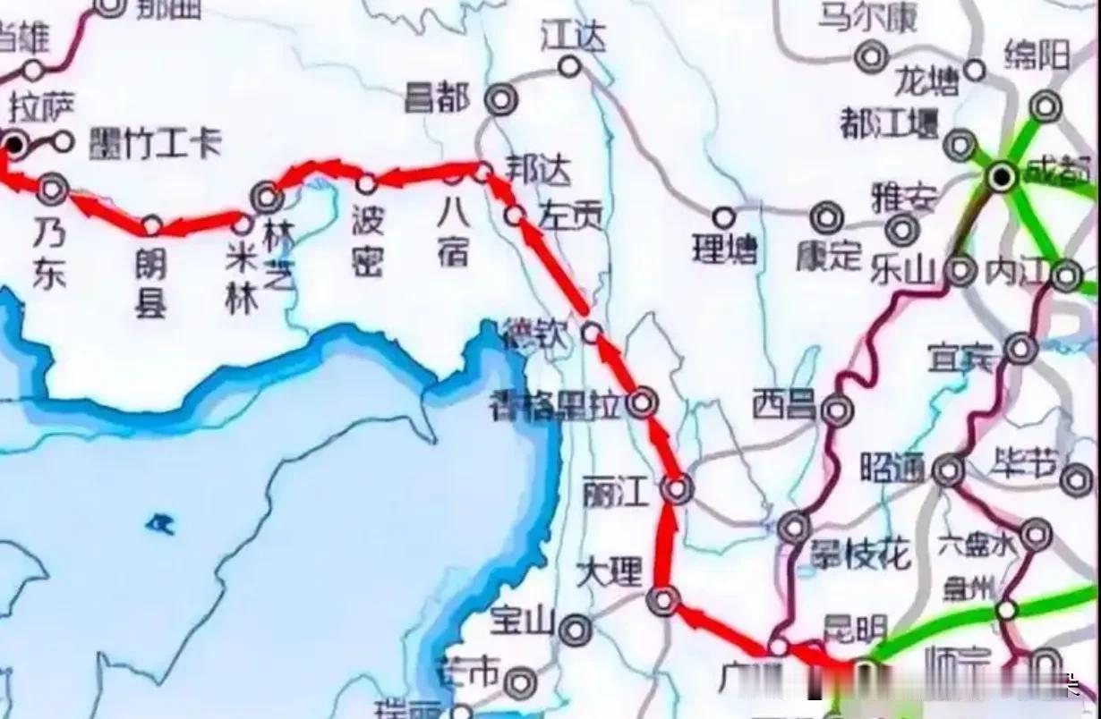 别再扯地质难了！滇藏铁路真正的走向之争，关乎中国西南半个世纪国运

波密那头已经