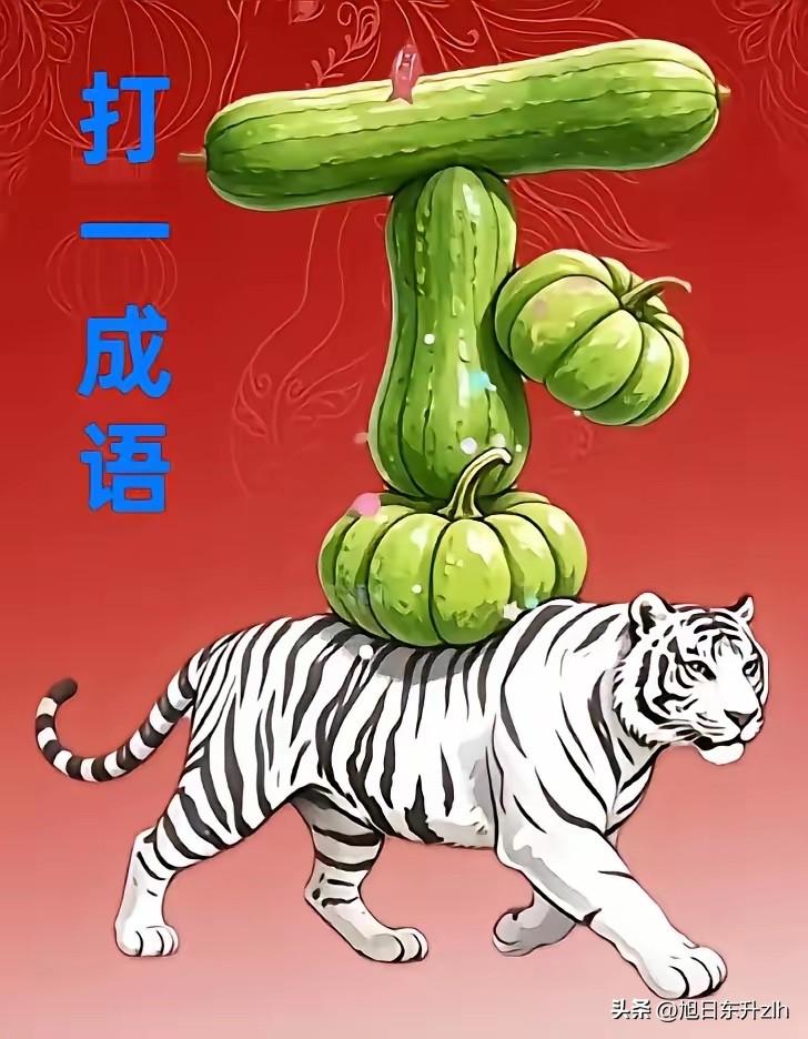 有瓜有虎
这是什么成语
真的太难猜了

趣味成语图 成语图片谜