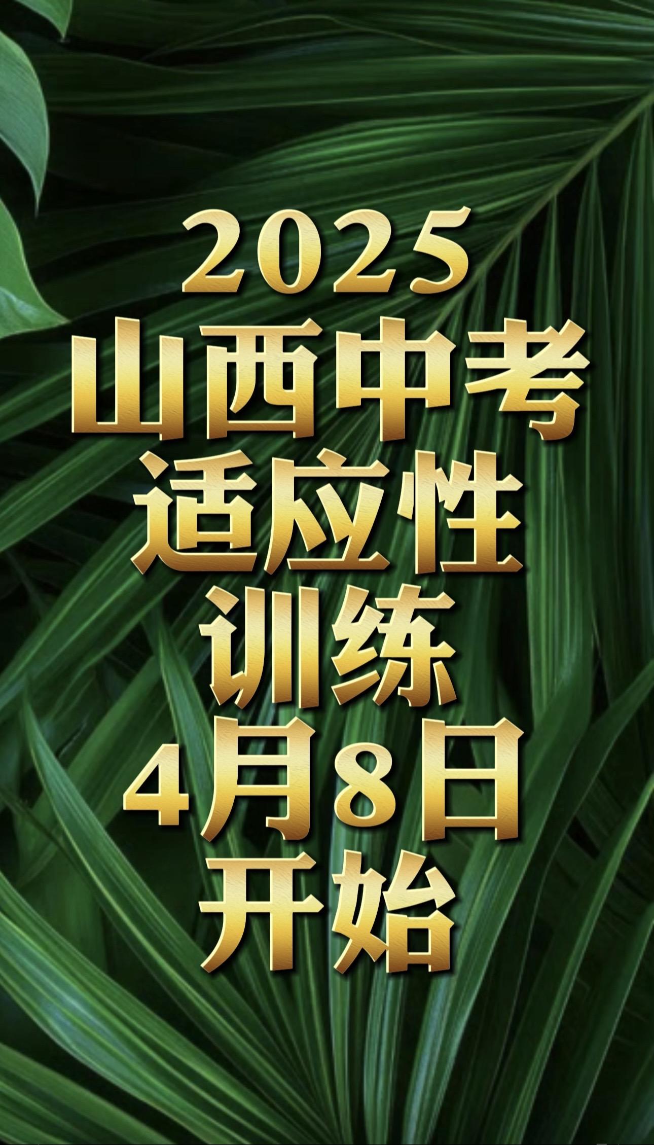 2025山西中考适应性训练