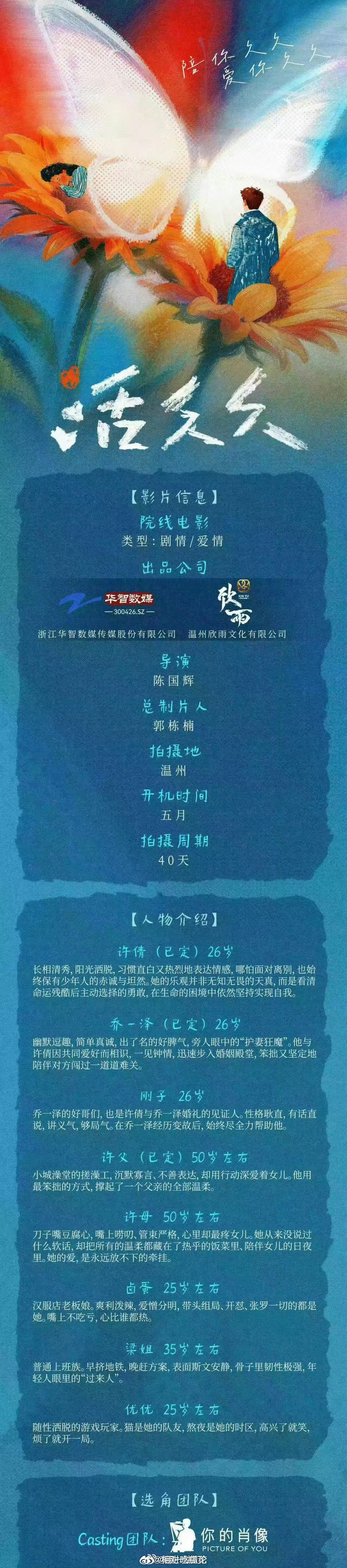 电影《活久久》主演：张艺凡、陈立农、林永健、郭柯宇、唐九洲 