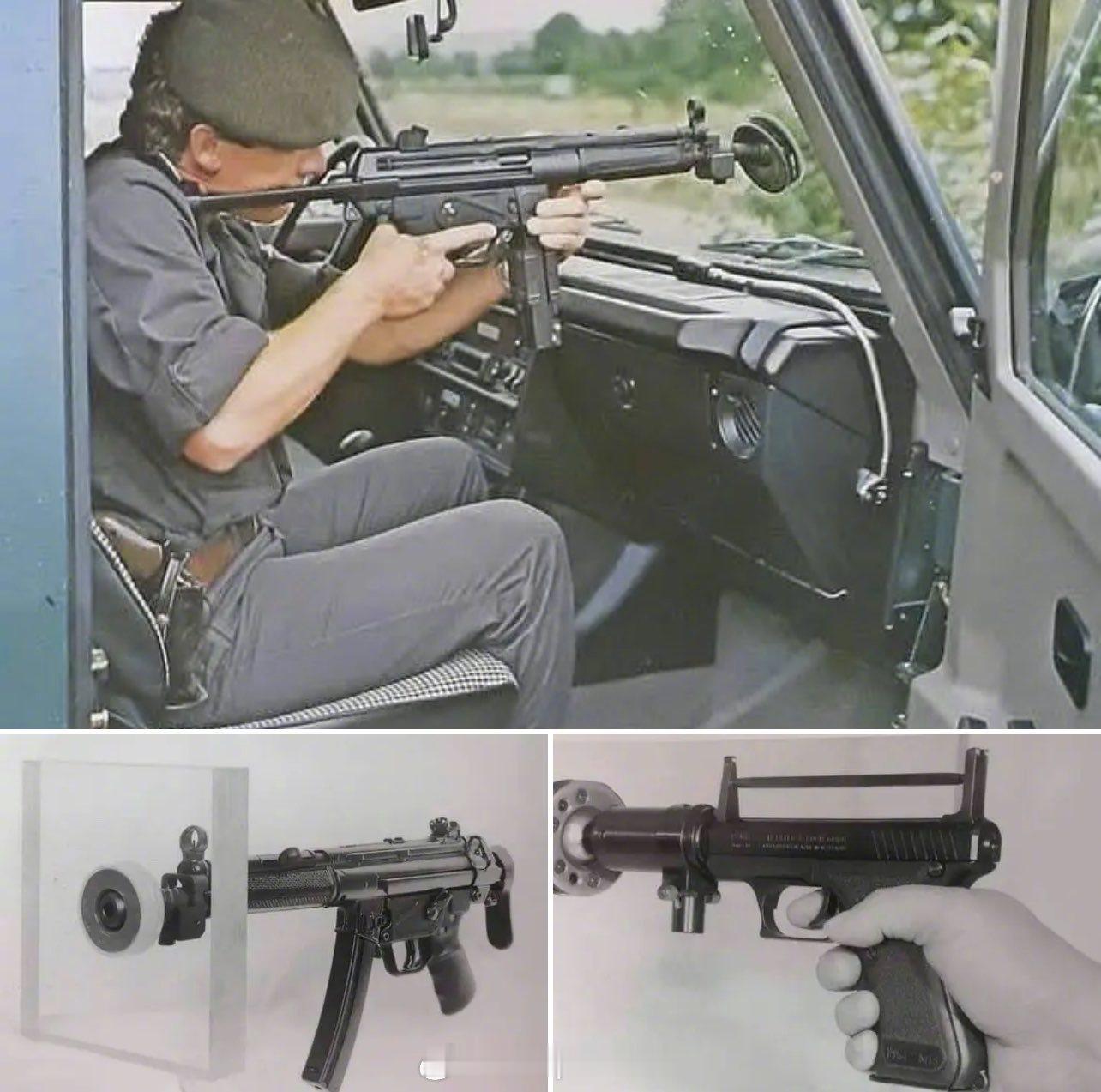 兵器影像 H&K 公司曾经开发过一种车载解决方案，允许从车内通过一个专门设计的防