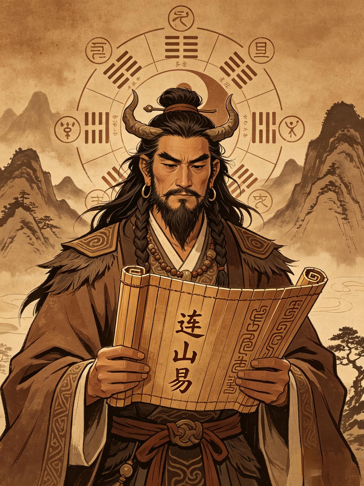 上古奇书《易经》的三个版本:神农《连山易》，黄帝《归藏易》，文王《周易》

很多