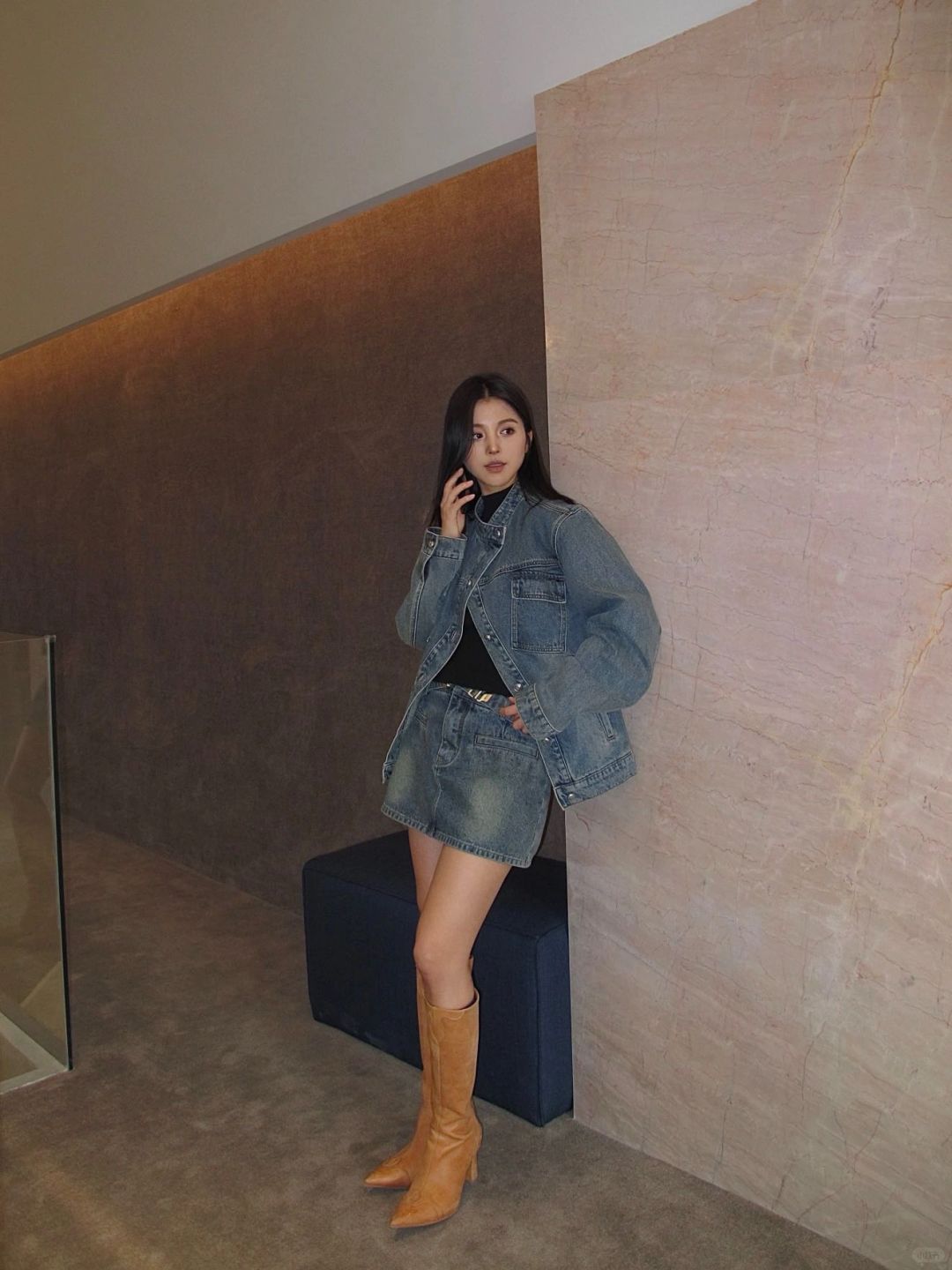 Denim outfit