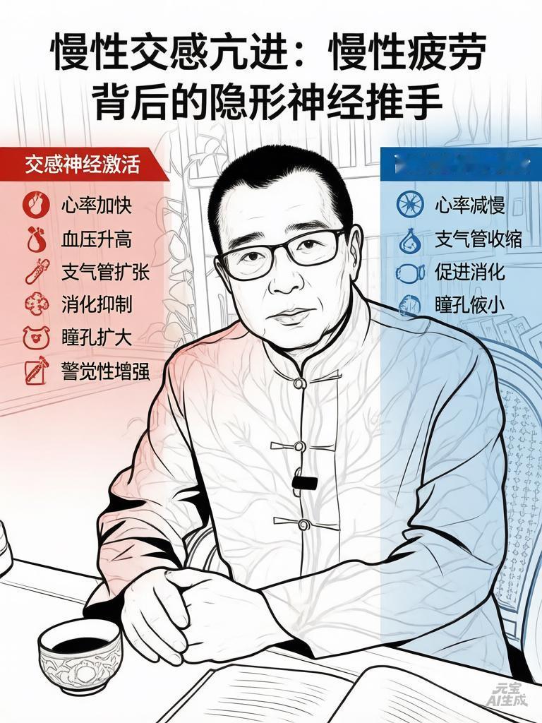 【慢性交感亢进：慢性疲劳背后的隐形神经推手】杨金宇老师告诉我：慢性交感亢进在慢性