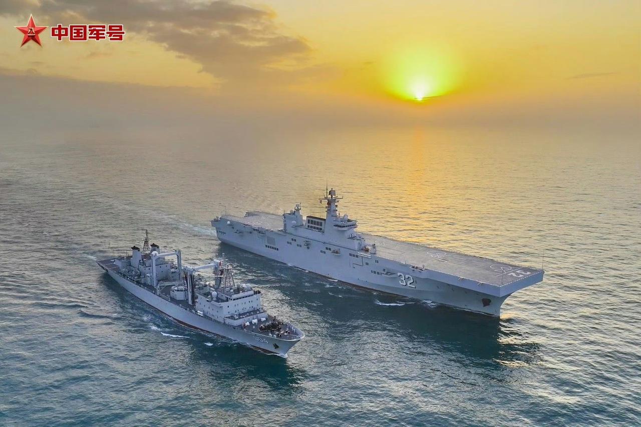 广西舰开展昼夜训练立体战