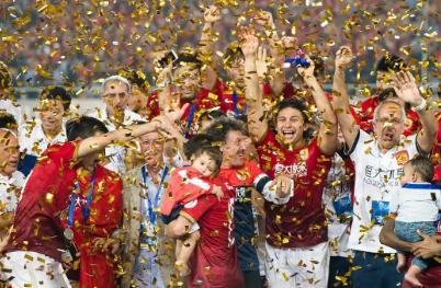 全胜，不代表复兴。

中超三队亚冠首轮全胜，海港6比4、国安3比1、申花2比1，