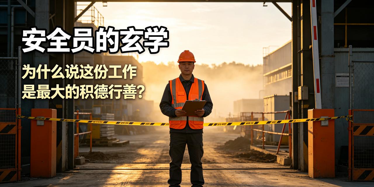 安全员，行业里最容易被低估的积德行善岗位！外人只看见背锅，内行看懂慈悲
 
很多