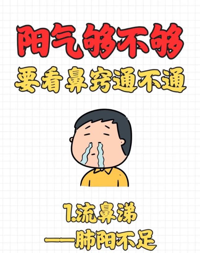 阳气是否充足，从鼻子的状态就能看出端倪