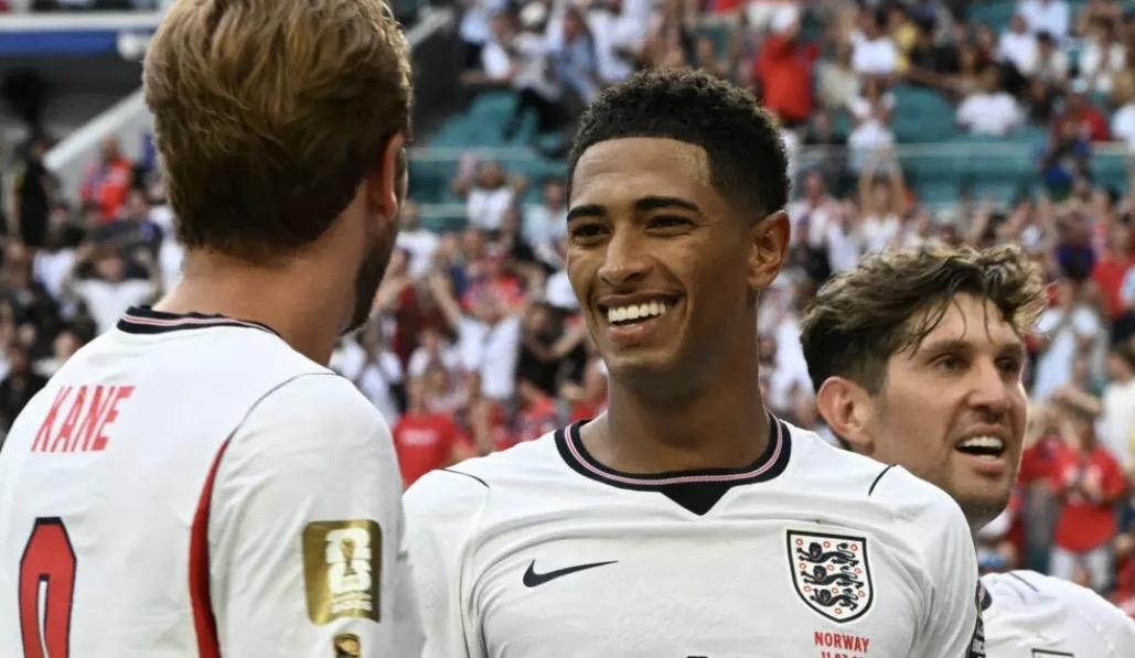 2026年世界杯：贝林厄姆梅开二度助英格兰淘汰挪威晋级半决赛
英格兰在四分之一决