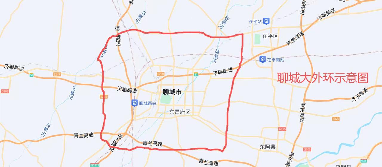 聊城大外环，令人羡慕的121公里的长度

   在鲁西大地的肌理上，一条绵长的大