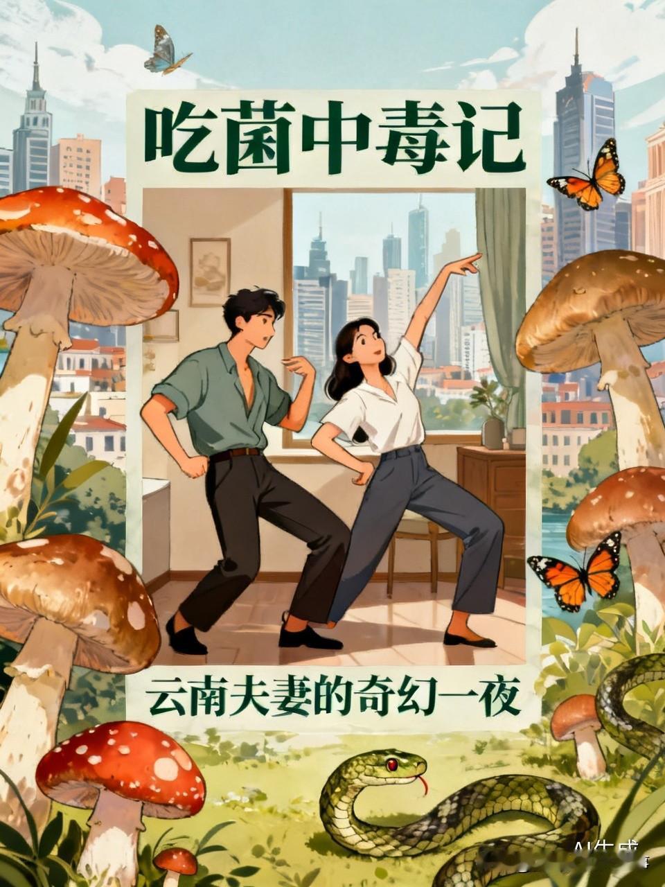 云南这对夫妻吃菌子吃出大动静！他们买了“见手青”牛肝菌，吃完当晚就中毒，去医院输