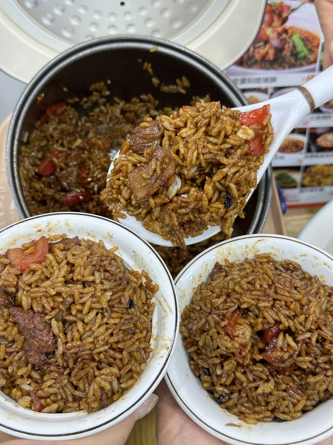 石家庄！！！肉汤泡饭吼吼吃！！连炫三碗！！！