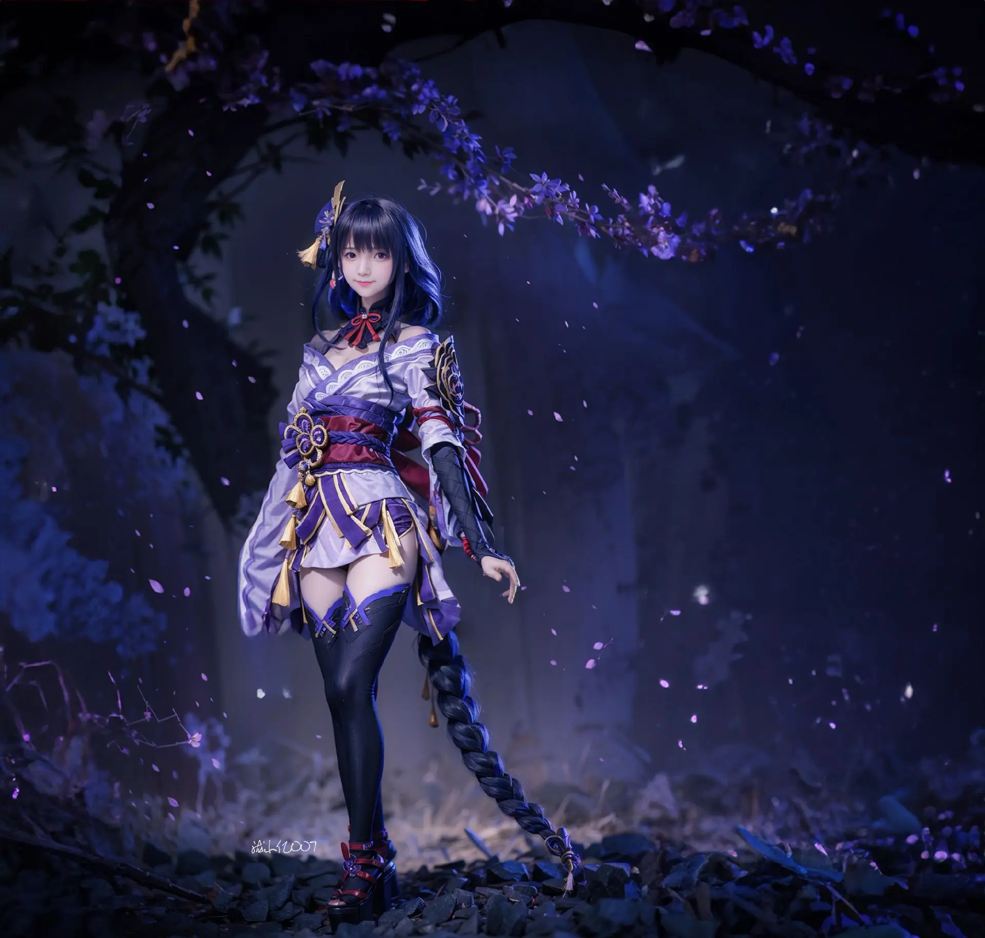 雷电将军。有粉丝说好久没看到将军了～ 今天 她来了～