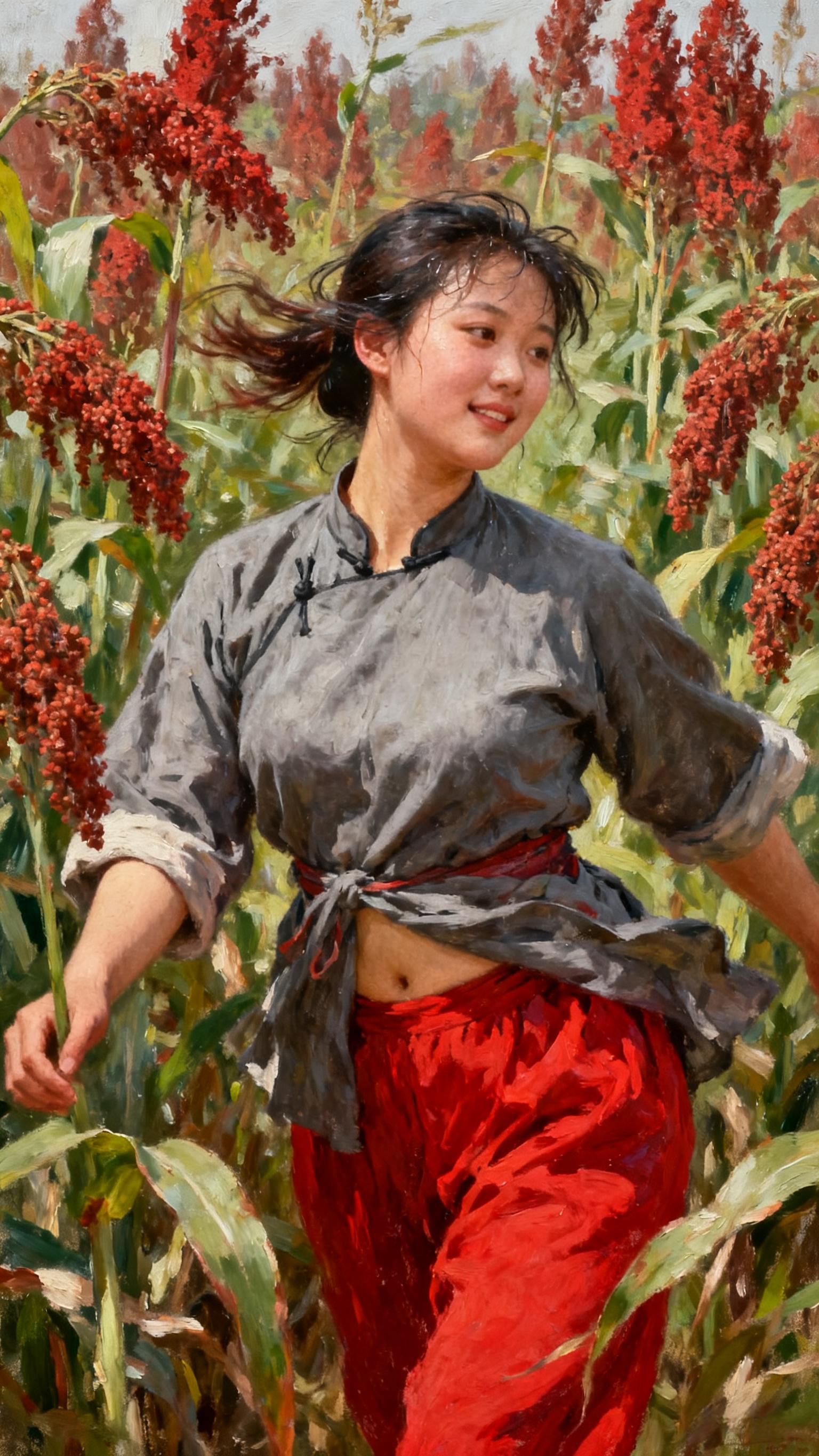 油画艺术 国风妆造 秋