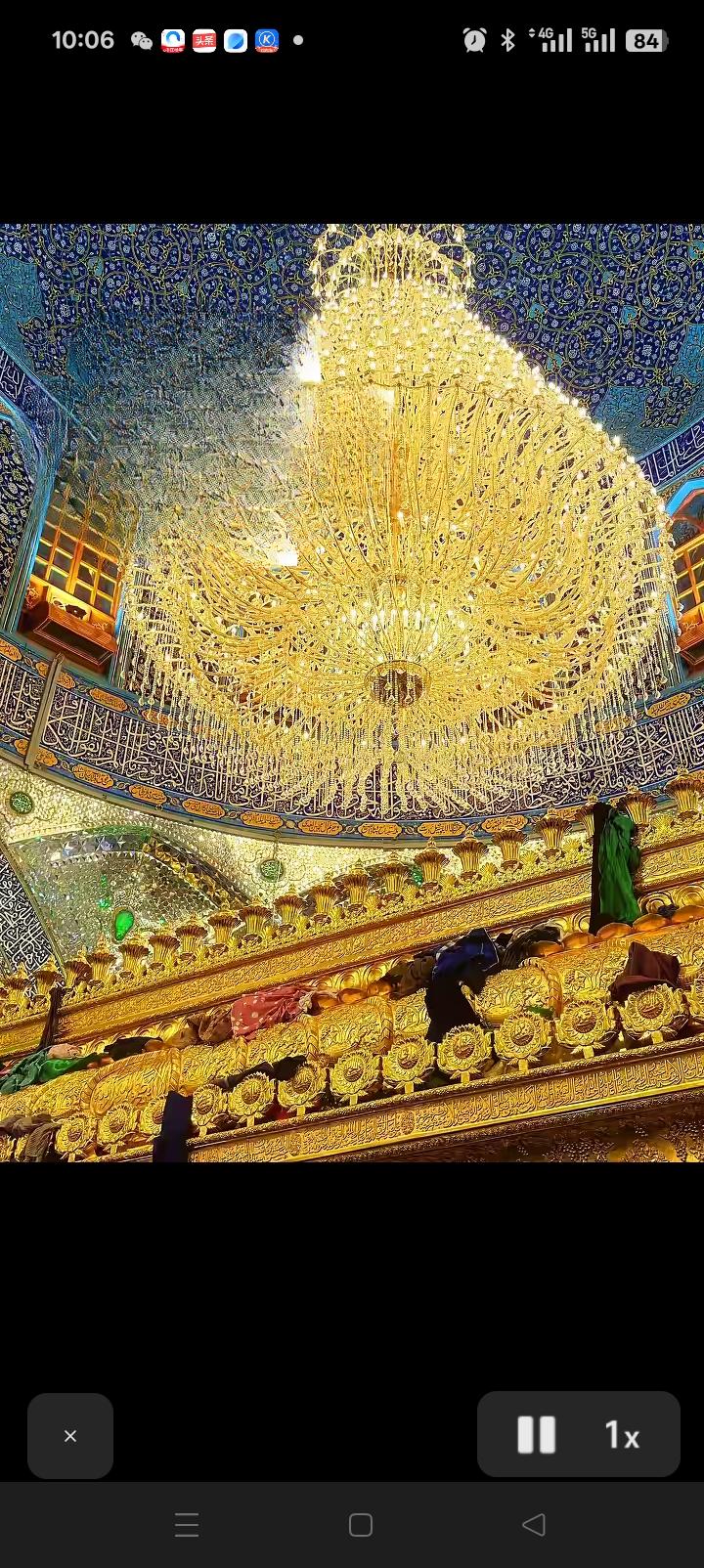 一声巨响……伊朗的世界遗产“玫瑰宫”碎了！如此精妙绝伦的艺术建筑，愿世界和平。