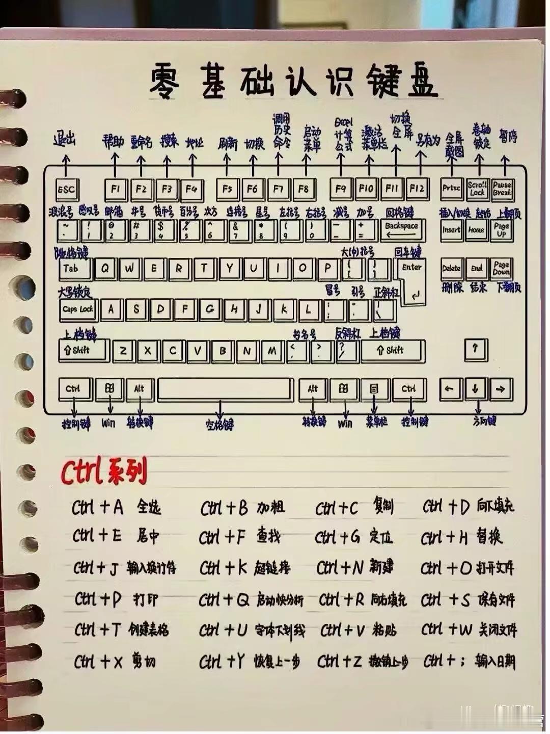 0基础认识键盘 