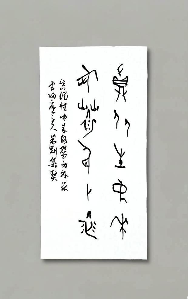 米刚甲骨文作品