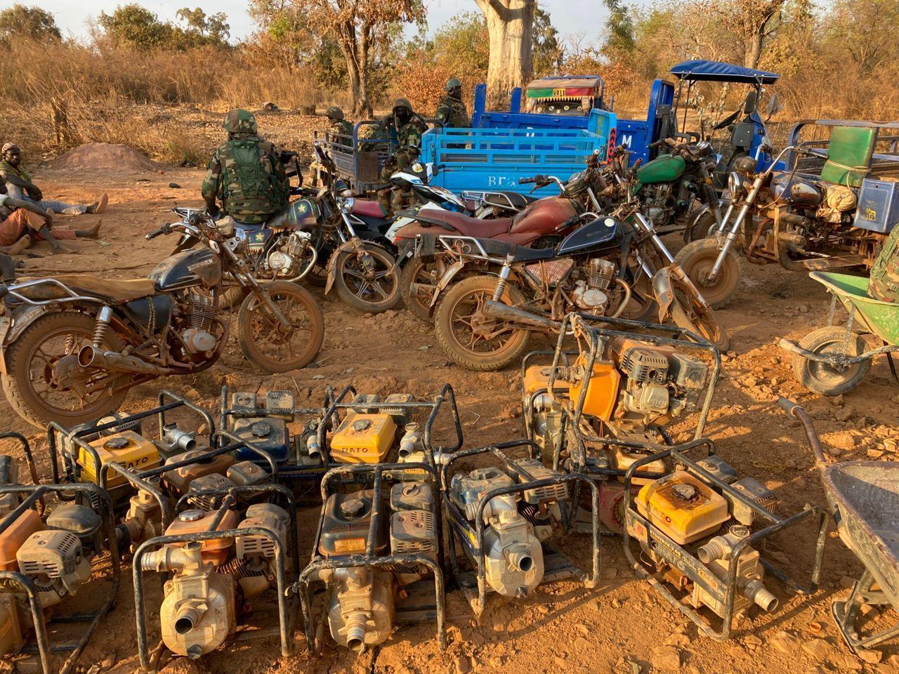 2026年1月7日，塞内加尔第四军区在凯杜古省萨拉亚区穆萨拉捣毁了一处非法金矿，