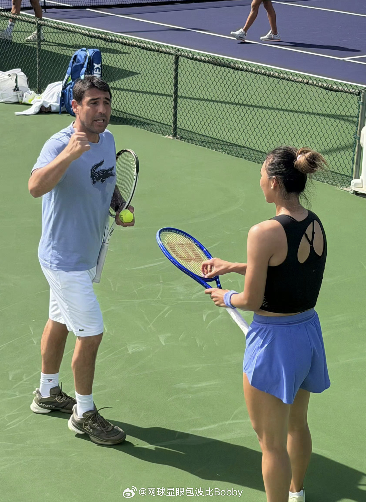 郑钦文与巴格达蒂斯合作郑钦文将和前澳网亚军🥈巴格达蒂斯合作巴格达蒂斯2024年