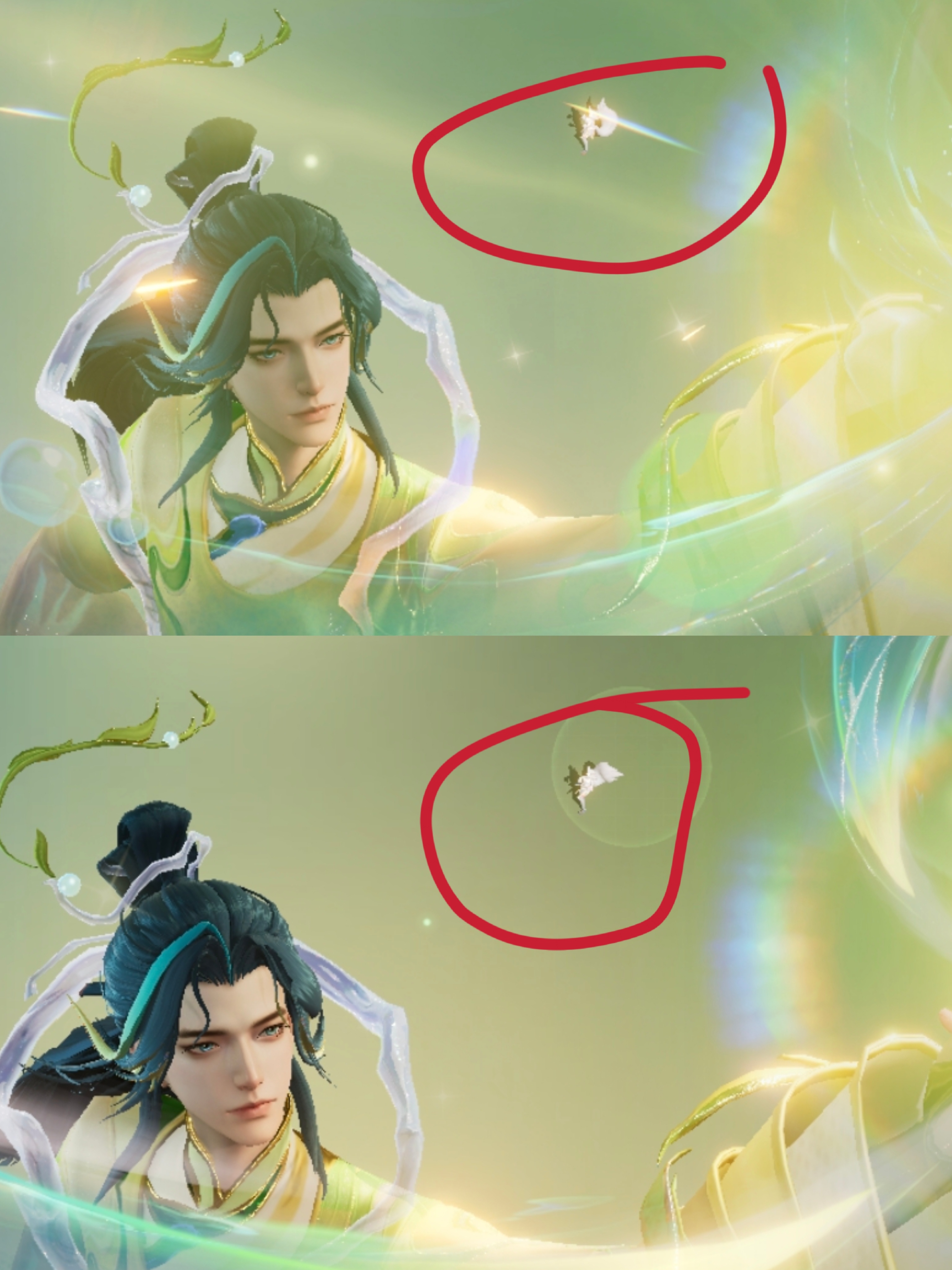 赵怀真新皮肤出场动画有个妲己白模超级小 不知道存在的意义是啥？王者许愿好运一夏王