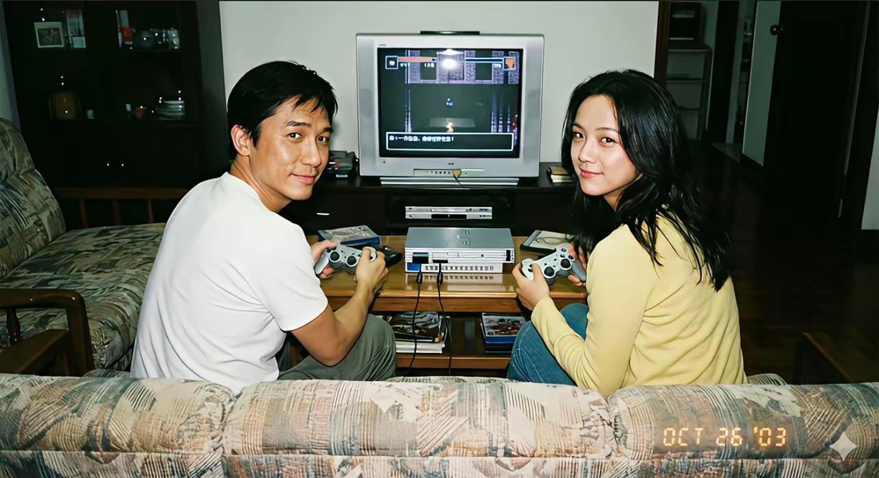 2007年梁朝伟与汤唯的合影，两个人相差17岁。 