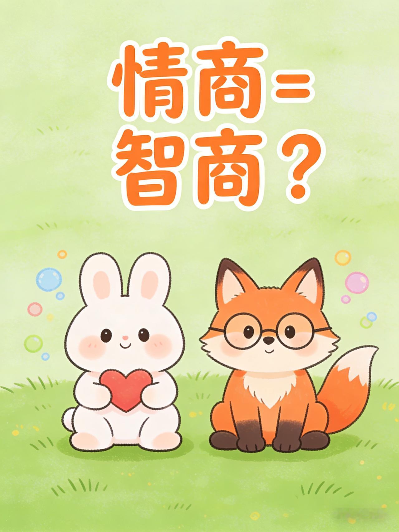 情商高的人智商一定高吗？

几个朋友争论这个问题争的热火朝天，一朋友先夸另一朋友