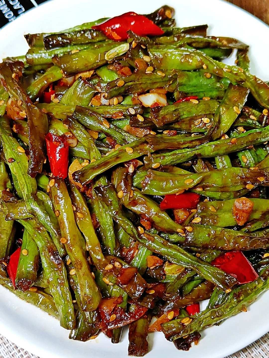少油版干煸豇豆角，巨巨巨下饭‼️