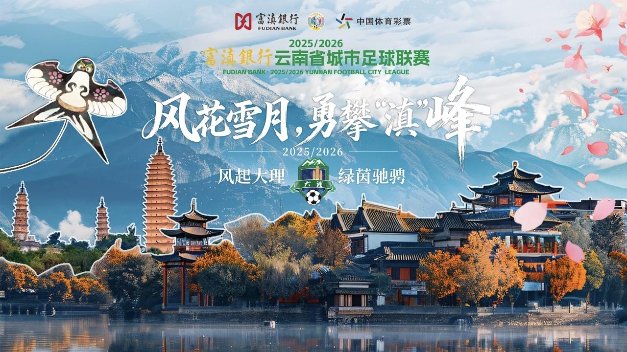 云南省城市足球联赛官方更新积分榜排名，大理队升至第11位。期待大理队后续更精彩的