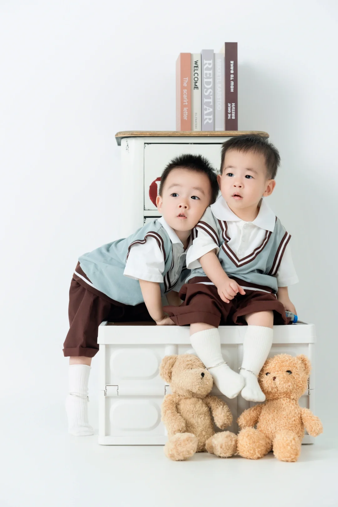 双胞胎写真 | 拥有两个儿子的双倍幸福💕