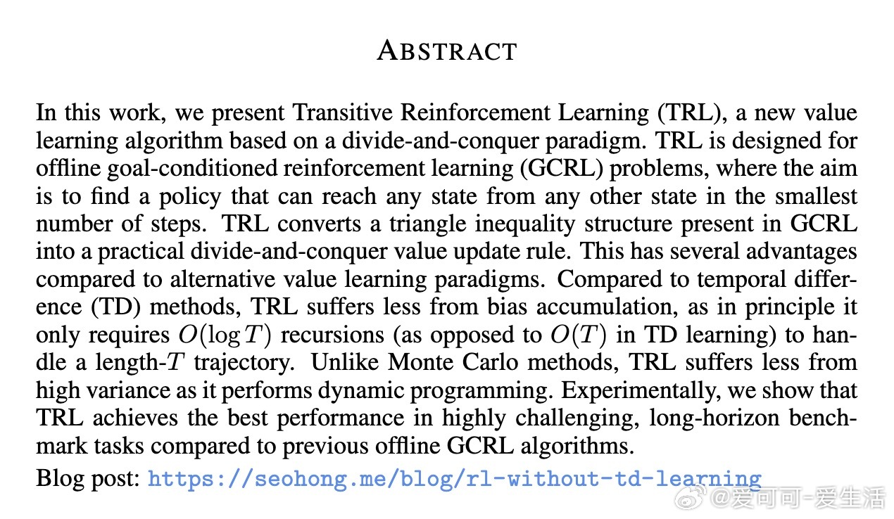 [LG]《Transitive RL: Value Learning via D