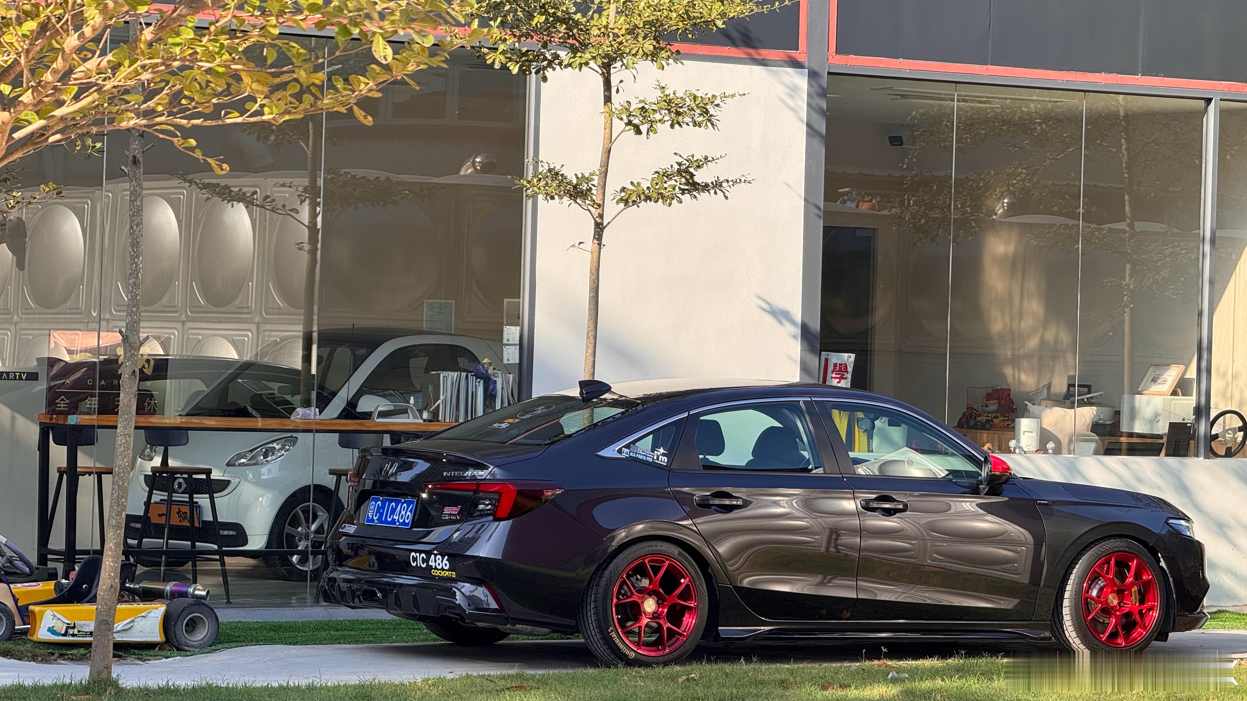 这属于一种无死角的靓每次开出街都好满足❤️待会去办【粤车南下】验车最近两日进度突