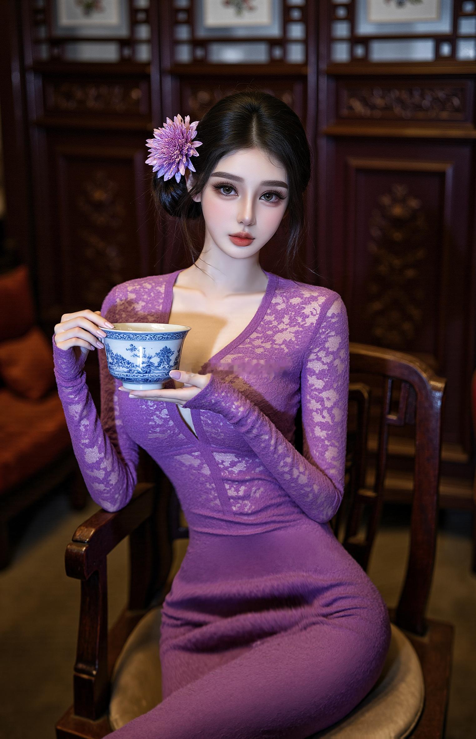古丽扎尔[超话]热门美女热门美女榜 💜紫仙· 人间游 ​​​