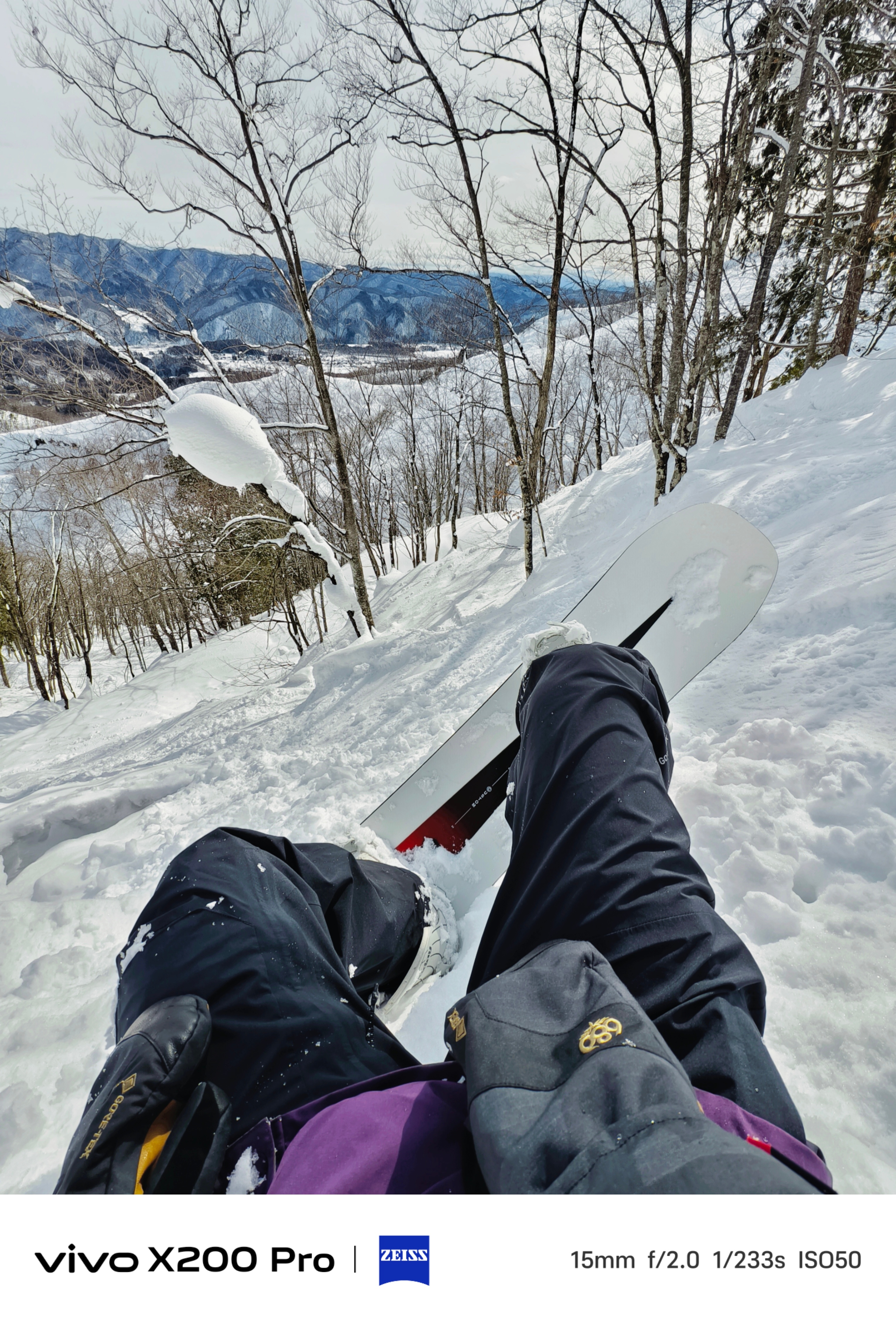 最后一天终于在雪场见到了动物。🦌五天滑了 5 个雪场，完全没滑够[泪]。日本滑