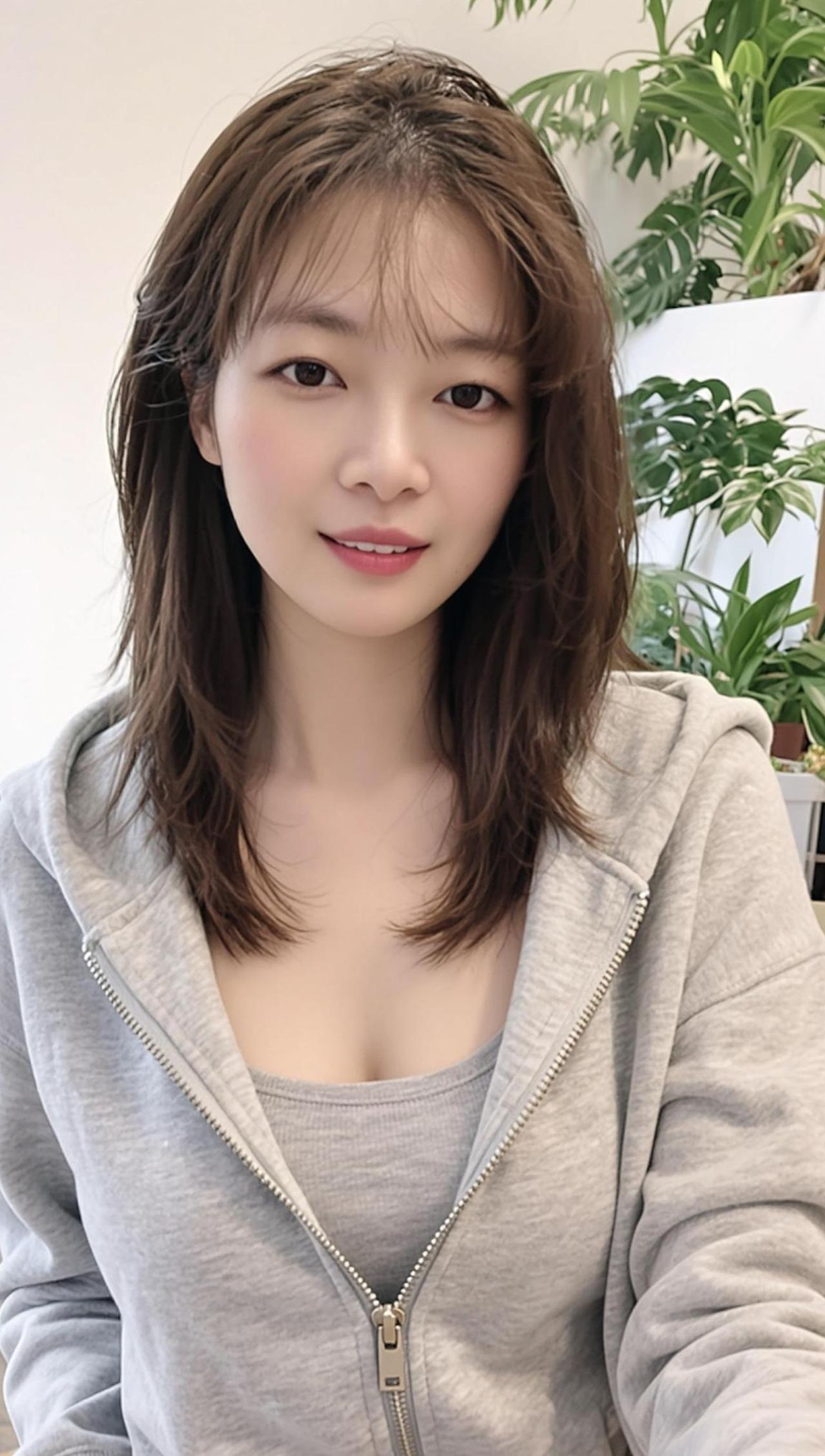 AI日常低饱和自拍 日常分享穿搭颜值上热门