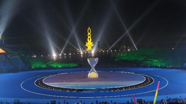 今晚，第六届亚洲沙滩运动会正在三亚亚沙公园指环剧场盛大开幕。这是我国时隔14年再