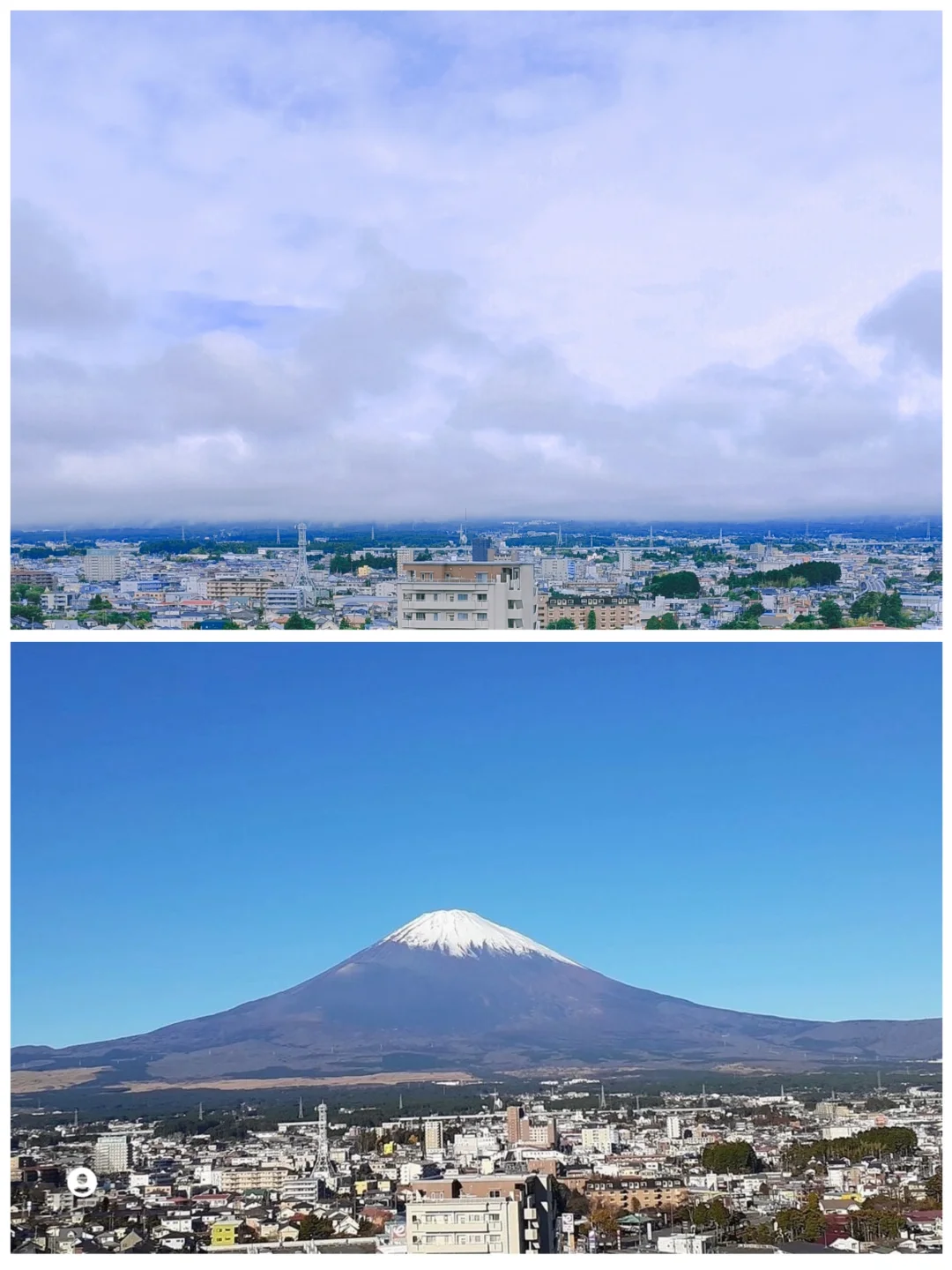 我的富士山去哪里了？？？見えない