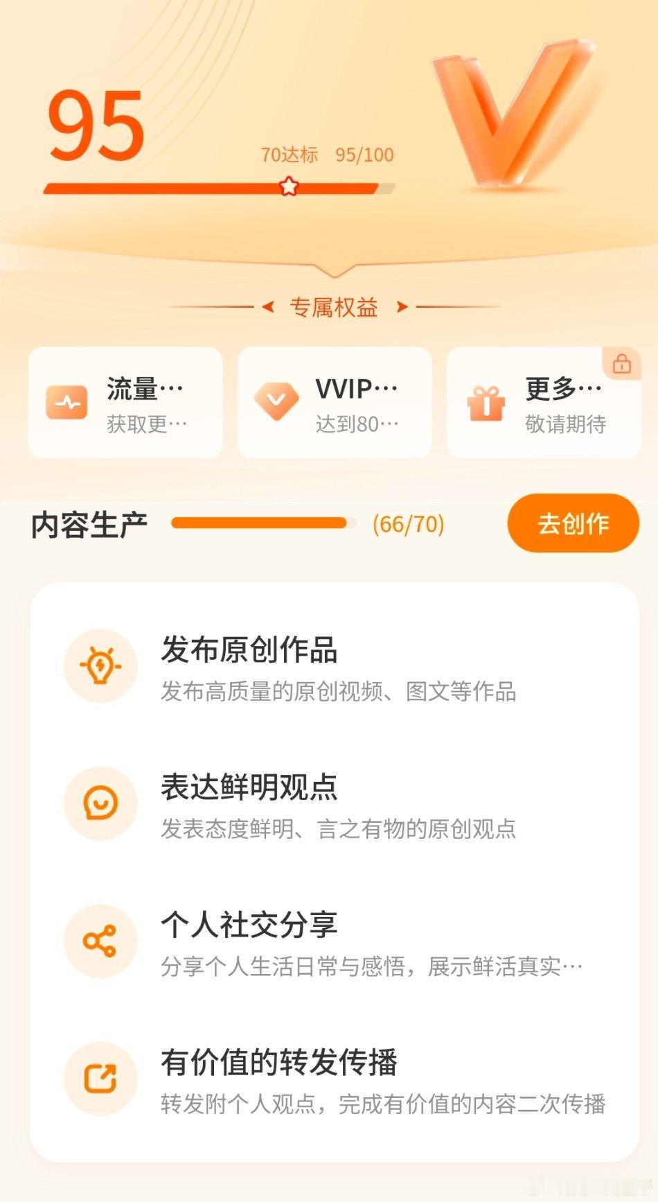月初要看阳光信用，每周三还要看创作活力分