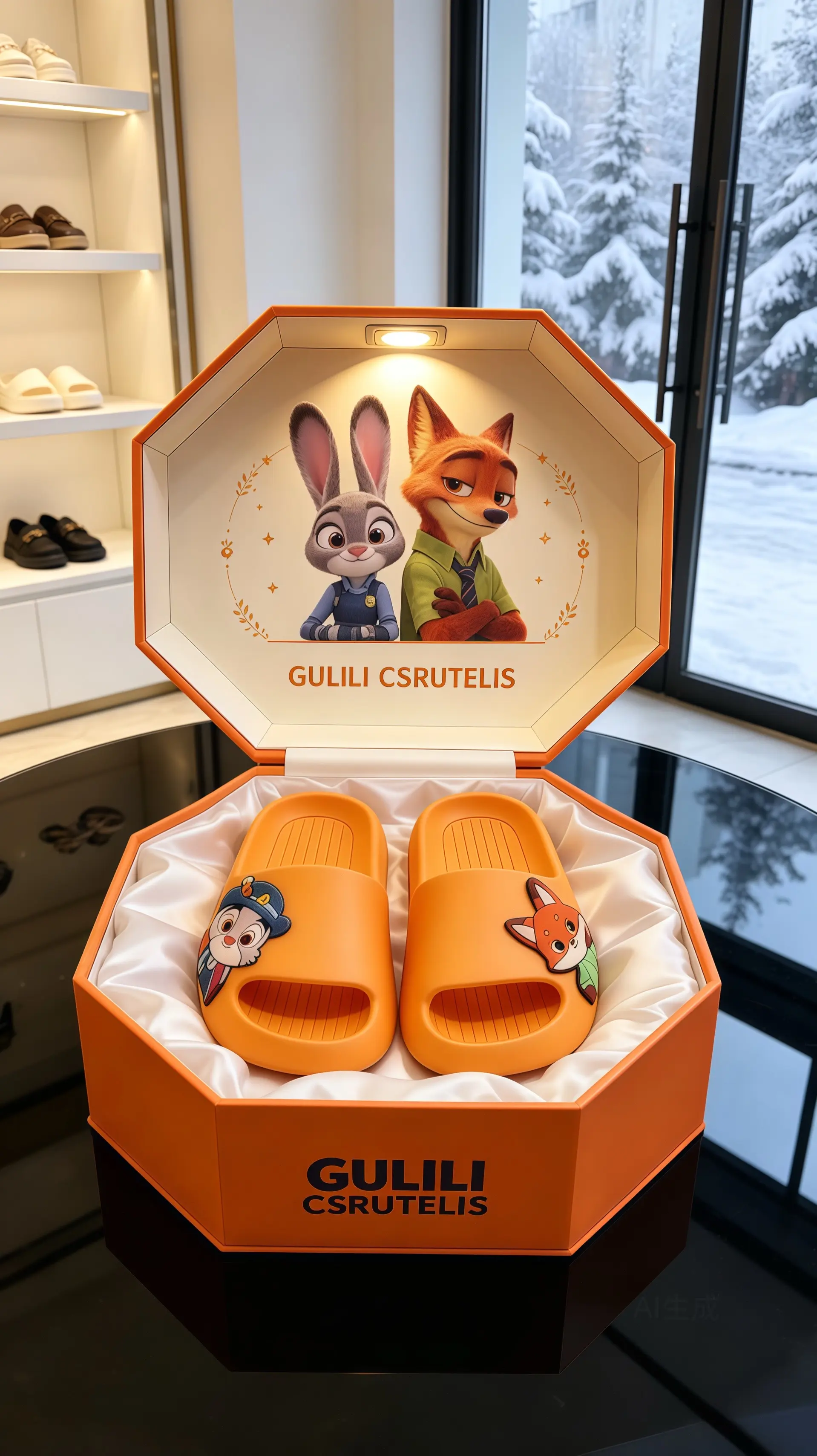 亲子拖鞋洗澡拖鞋 儿童拖鞋卡通拖鞋 朱迪尼克