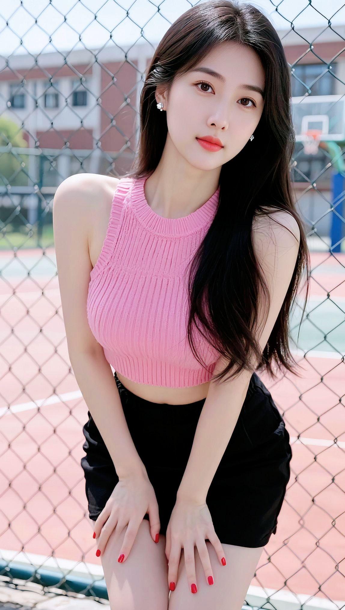 颜值在线 超a小姐姐 颜值担当 甜美系女孩 抖音ai创作