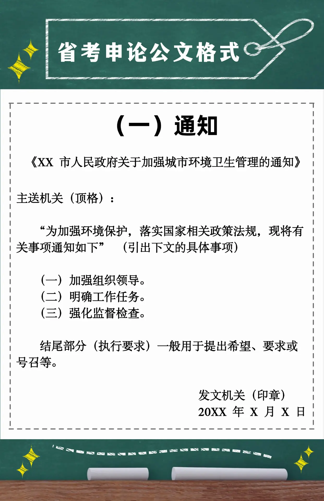 315申论考前再看一遍公文格式！。