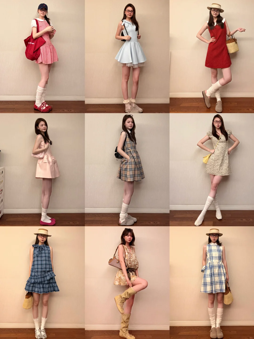 173 104｜适合高个子女生的彩色连衣裙✖️9
