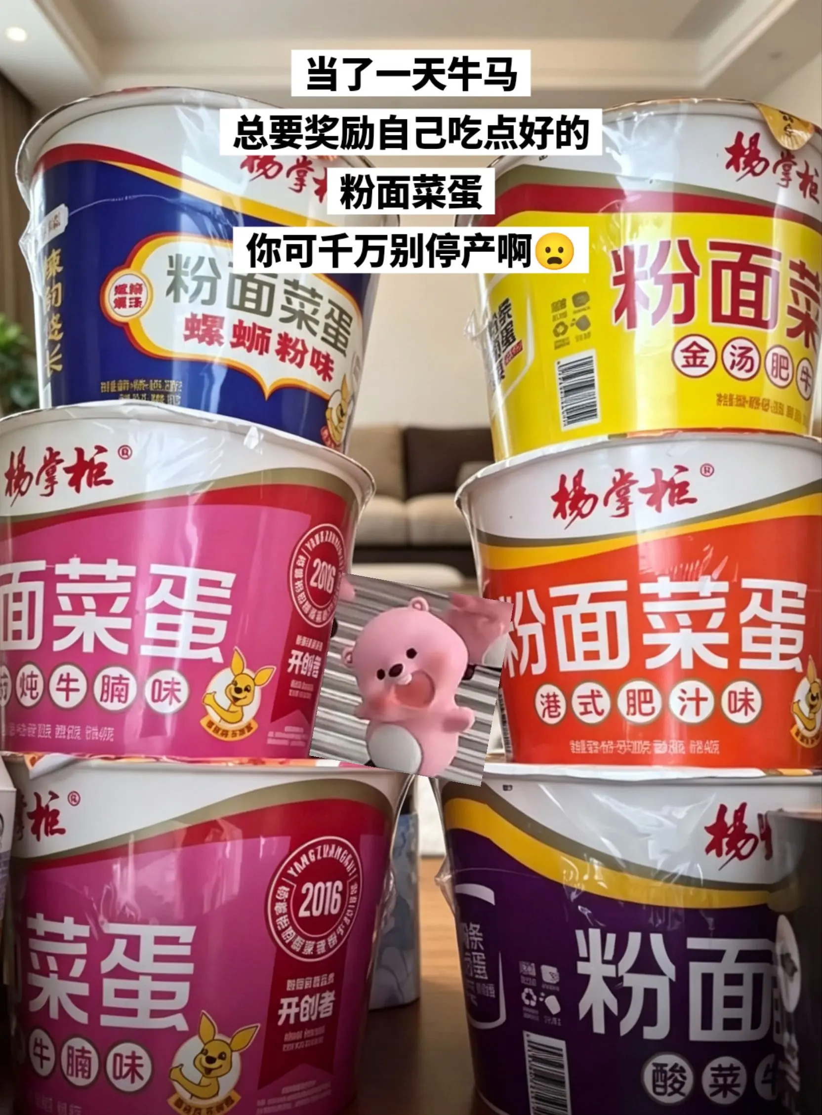 粉面菜蛋，我要追随你一辈子。