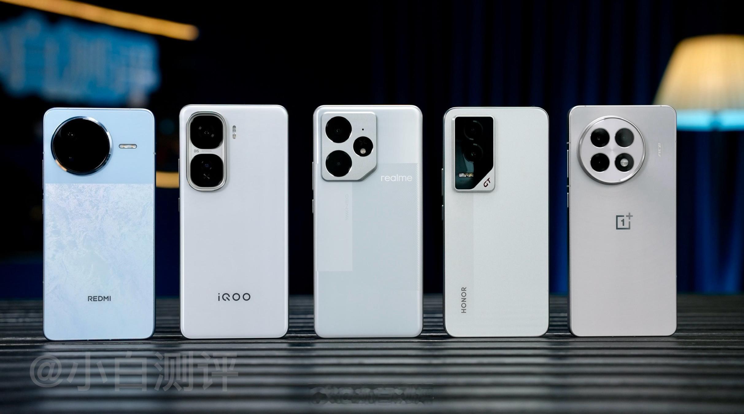 近期发布的5台新中端：iQOO Neo10、红米K80、真我Neo7、荣耀GT、