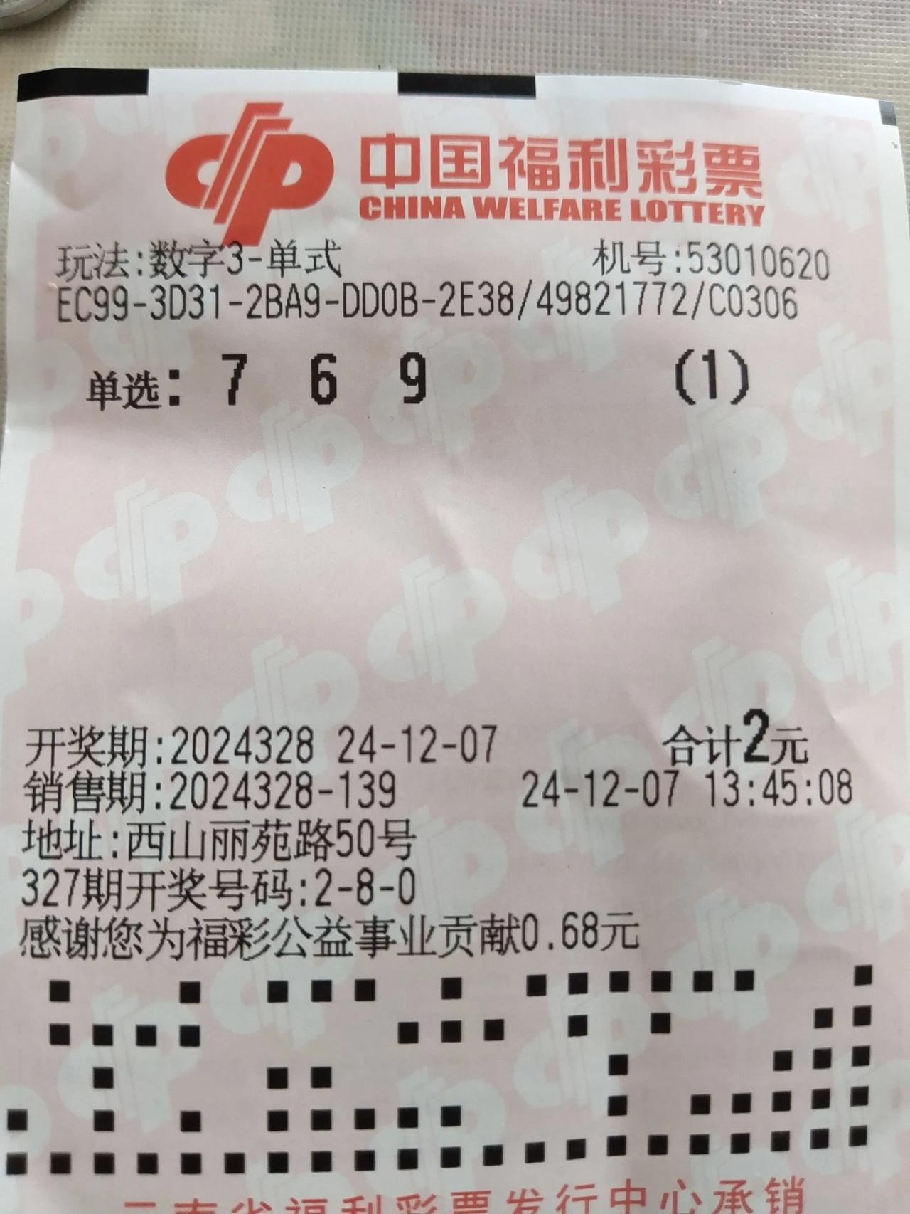 今日福彩3D票花，组六票花好看一些，今日3D看好组六。
