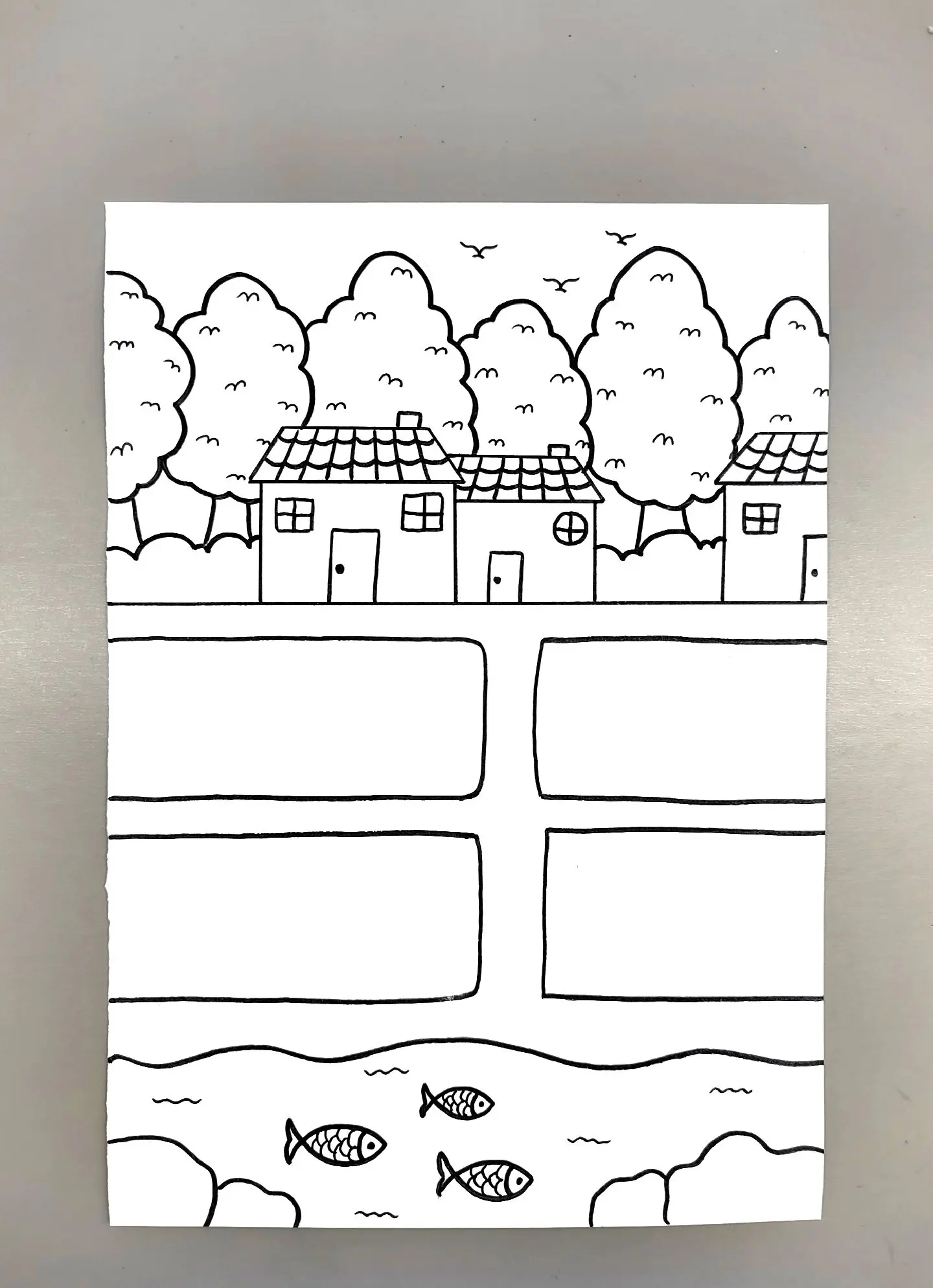 简单又好看的秋天主题创意画，快和孩子一起来画吧！