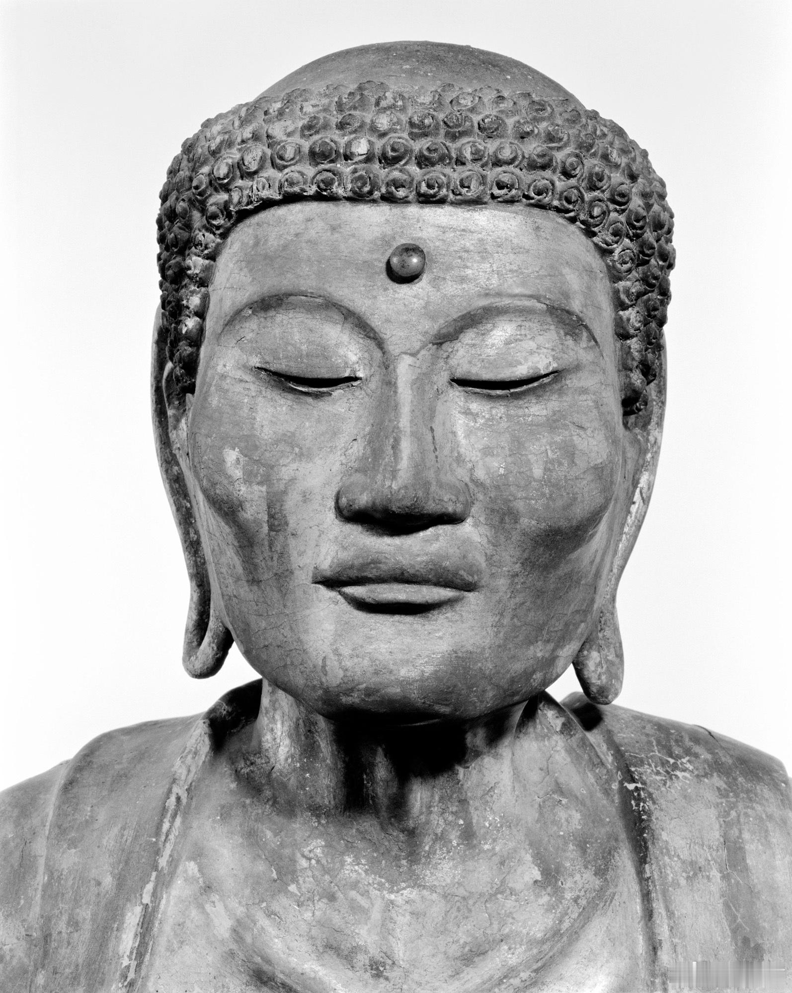 世界艺术 出山释迦如来像南北朝時代 14世紀寄木造 金泥像高96.3厘米奈良国立