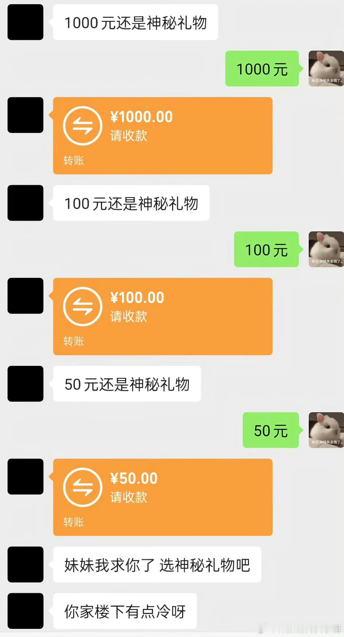 神秘礼物和不神秘转账[doge] ​​​