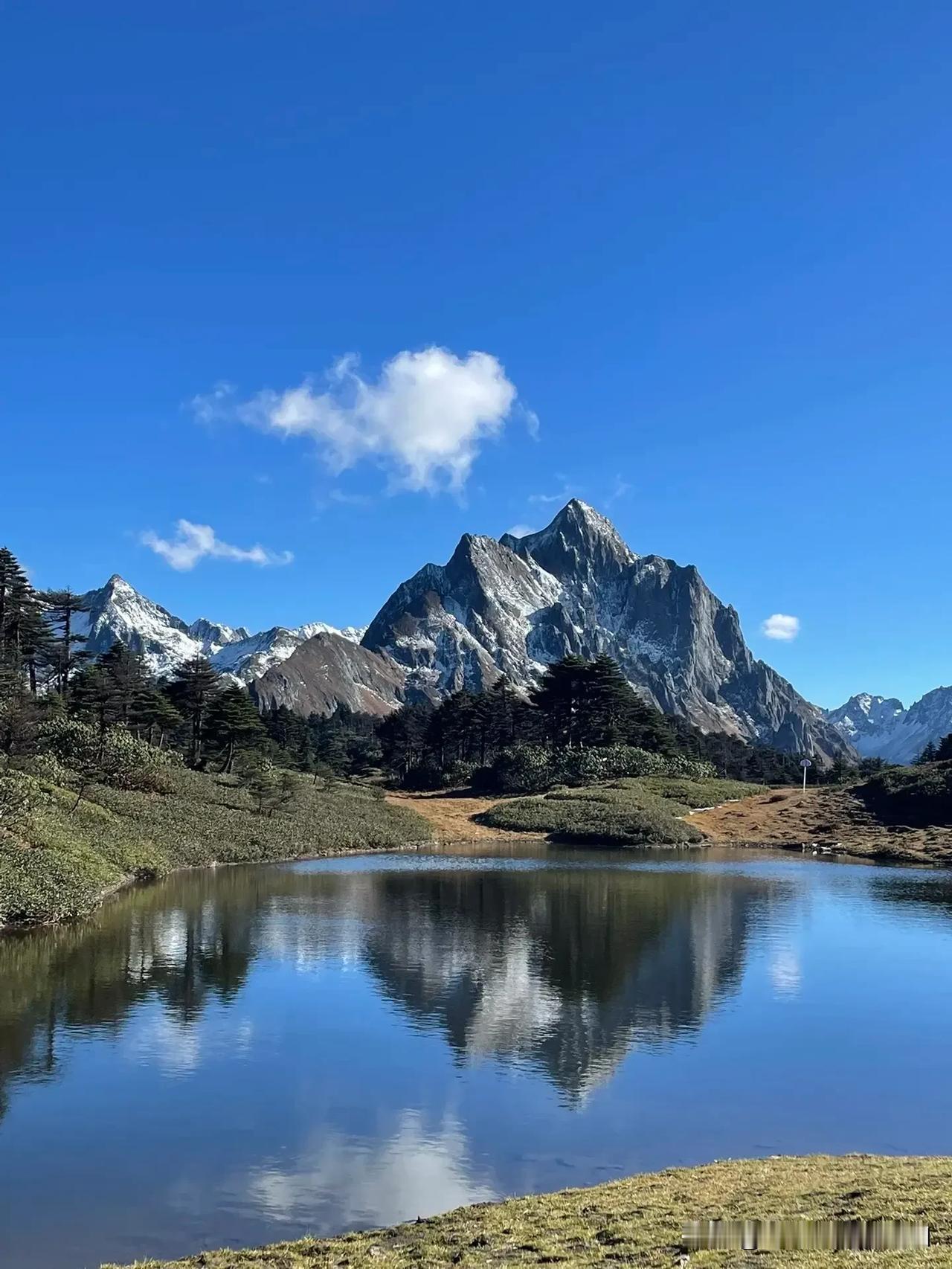 分享手机里最美的随手拍云南怒江贡山孔雀山，虽非瑞士却胜似仙境。怒江奇景，在这里尽