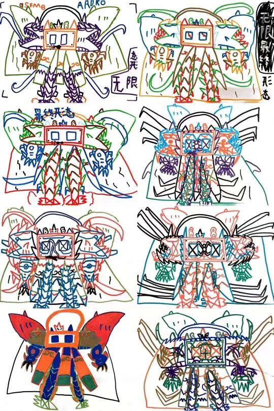 6岁娃最近疯狂的画这些……