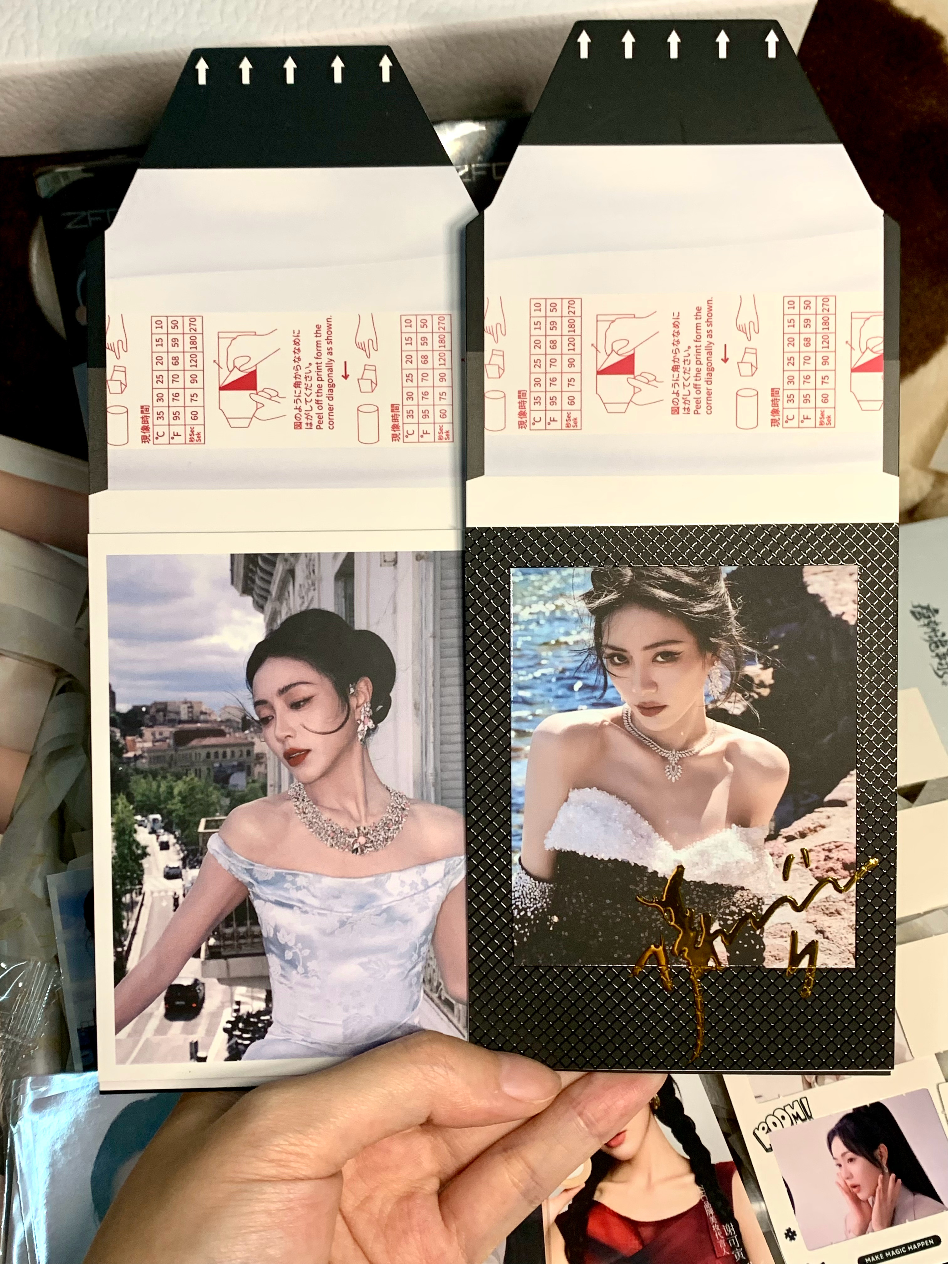 火速展示两张撕拉片拍立得正好都是我想要的✌️谢可寅zfc品牌美妆代言人